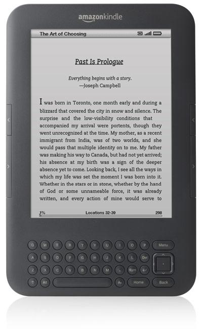 <strong>Cheap New Amazon Kindle Annouced</strong><br/>29 July 2010 kindle-front---graphite
